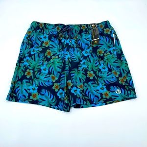 Ocean Current Men’s Swim Trunks Volley Shorts Mesh Lined‎ Comfort Stretch - XL